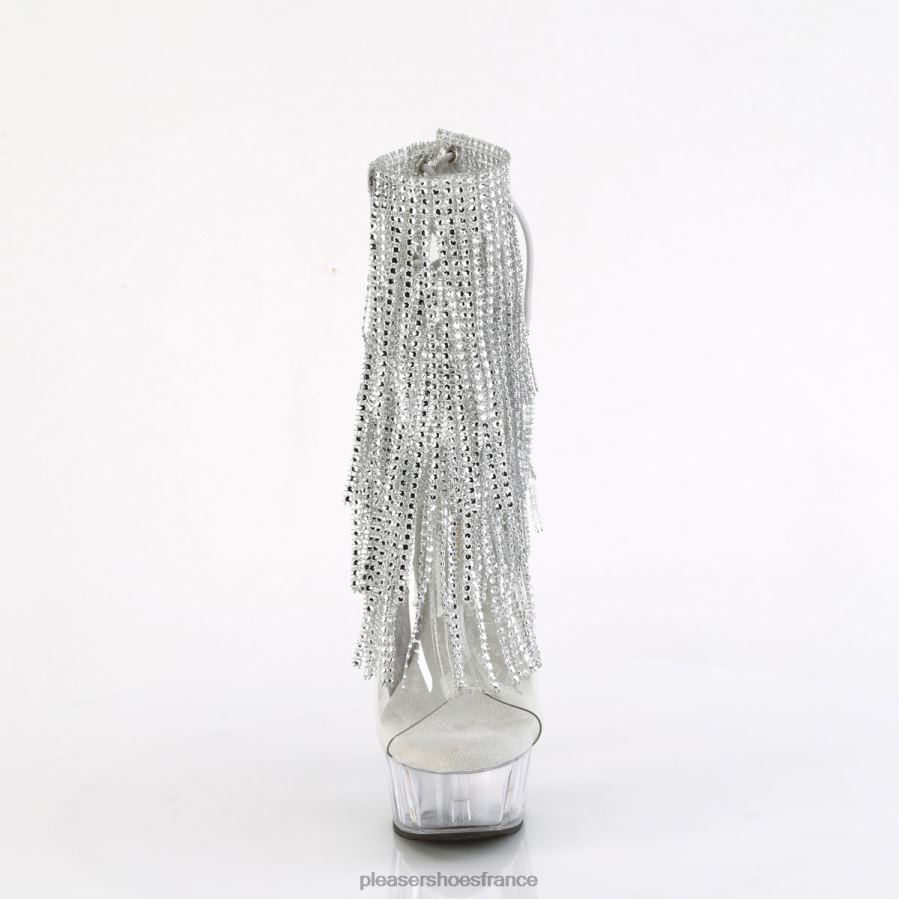H4842300 délice-1017rsf Pleaser Shoes argent/clair