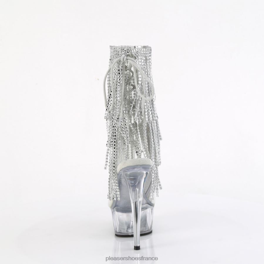 H4842300 délice-1017rsf Pleaser Shoes argent/clair