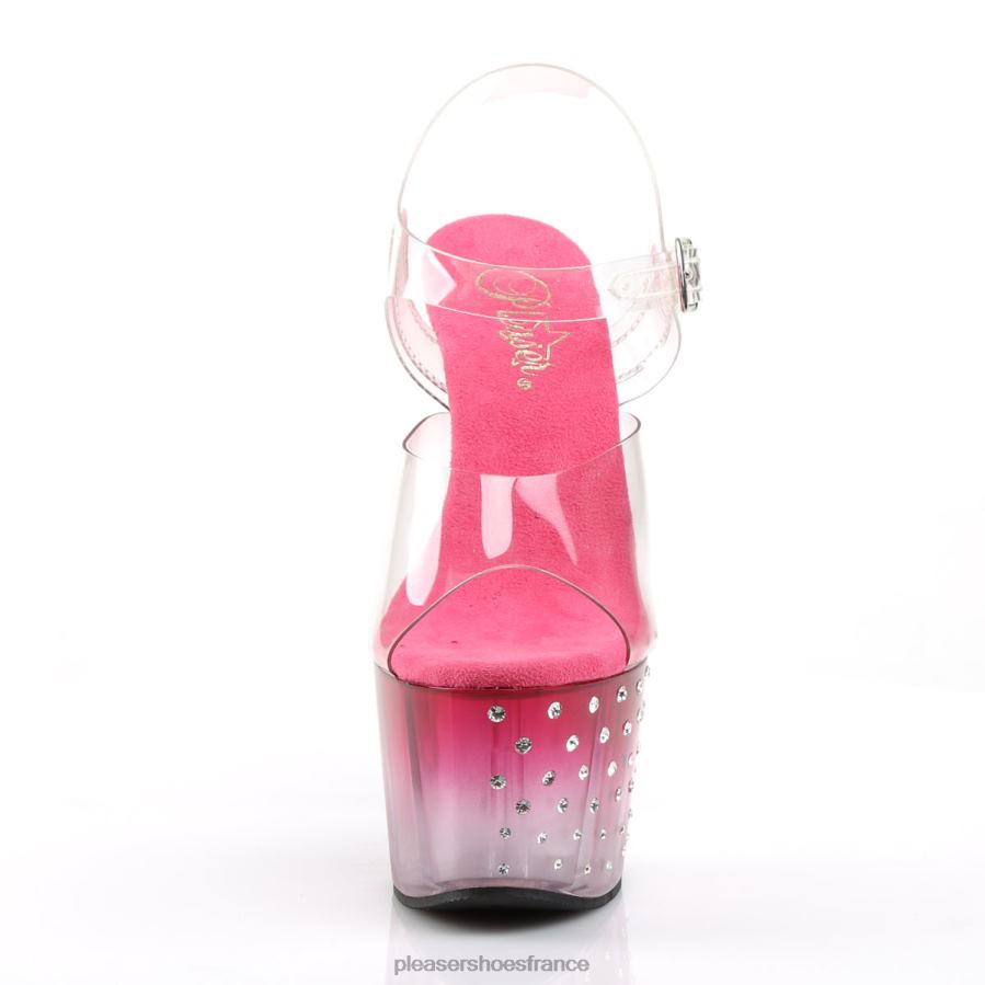 H4842303 poussière d'étoiles-708t Pleaser Shoes clair/rose
