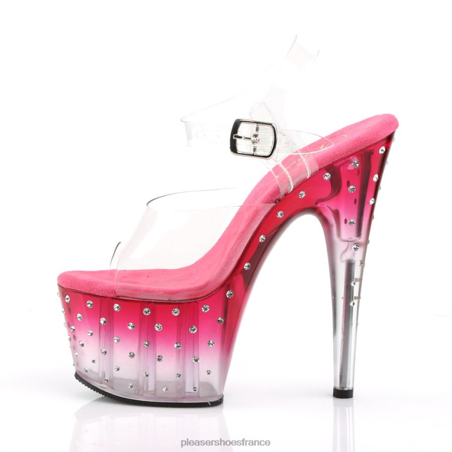 H4842303 poussière d'étoiles-708t Pleaser Shoes clair/rose