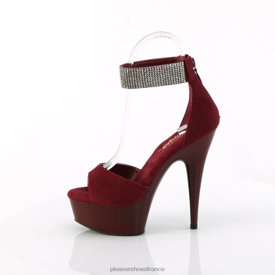 H4842307 délice-625 Pleaser Shoes Bourgogne