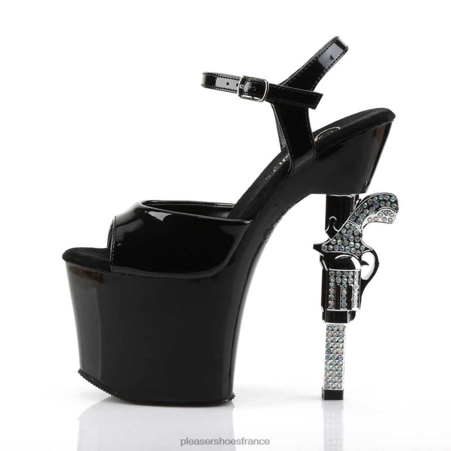 H4842308 revolver-709 Pleaser Shoes noir