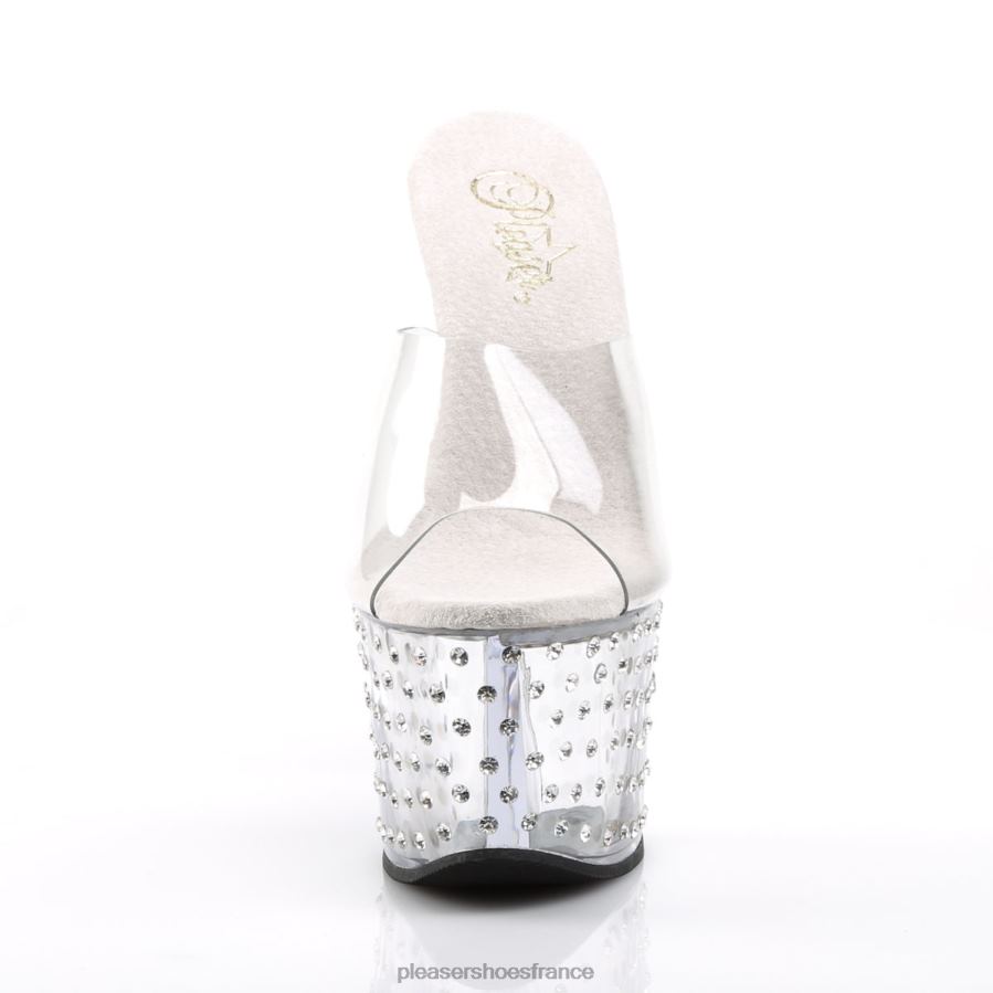 H4842328 poussière d'étoiles-701 Pleaser Shoes clair