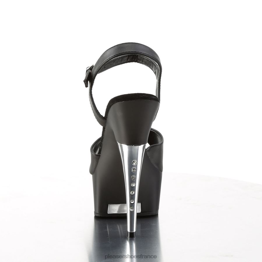 H4842459 captiva-609 Pleaser Shoes simili cuir noir/noir