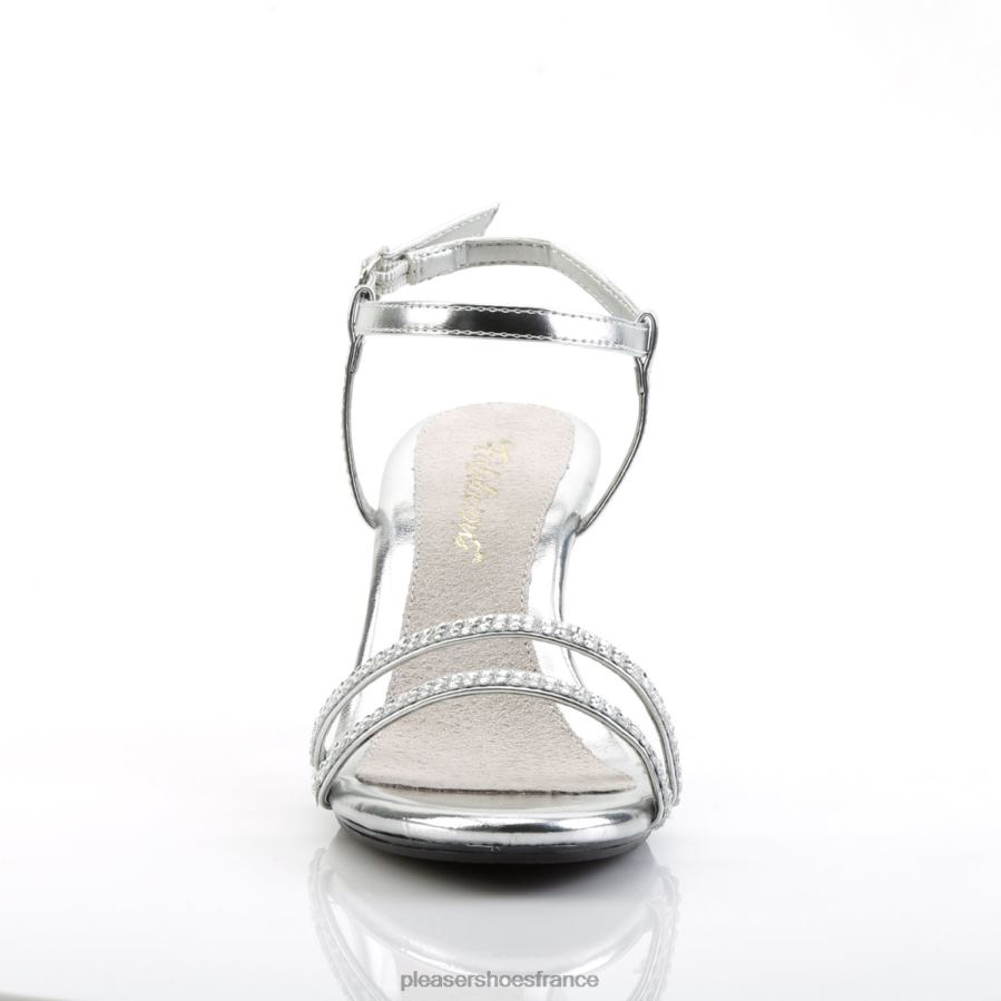 H4842480 belle-316 Pleaser Shoes argent/clair