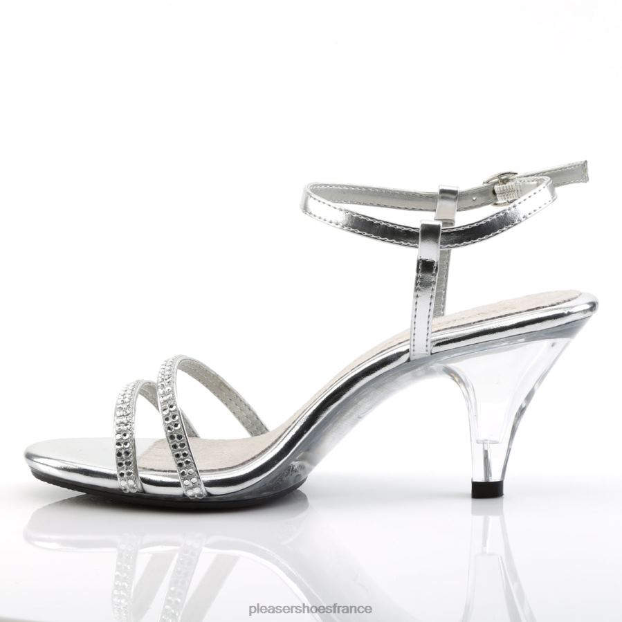 H4842480 belle-316 Pleaser Shoes argent/clair