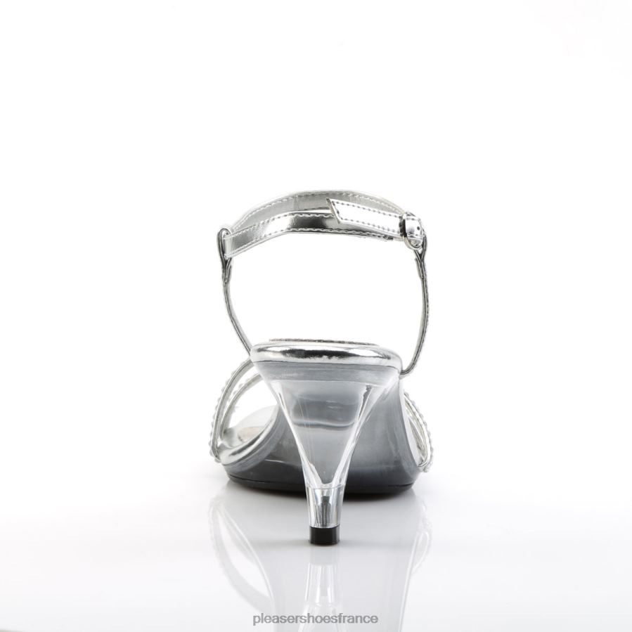 H4842480 belle-316 Pleaser Shoes argent/clair