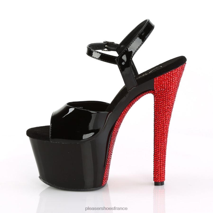 H4842485 ciel-309chrs Pleaser Shoes noir rouge