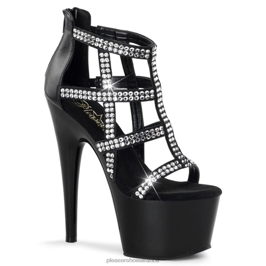 H4842491 adorer-798 Pleaser Shoes simili cuir noir/noir