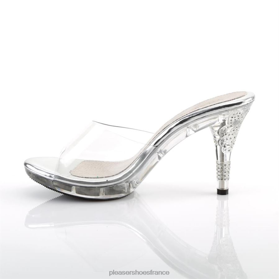 H4842492 iris-401 Pleaser Shoes clair