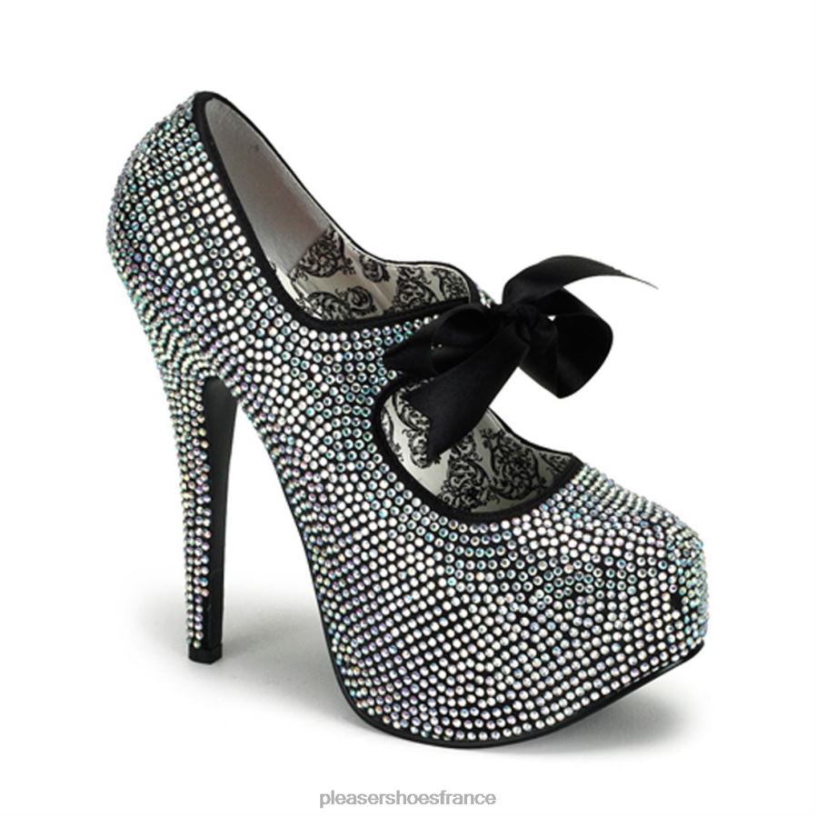 H4842495 teeze-04r Pleaser Shoes argent