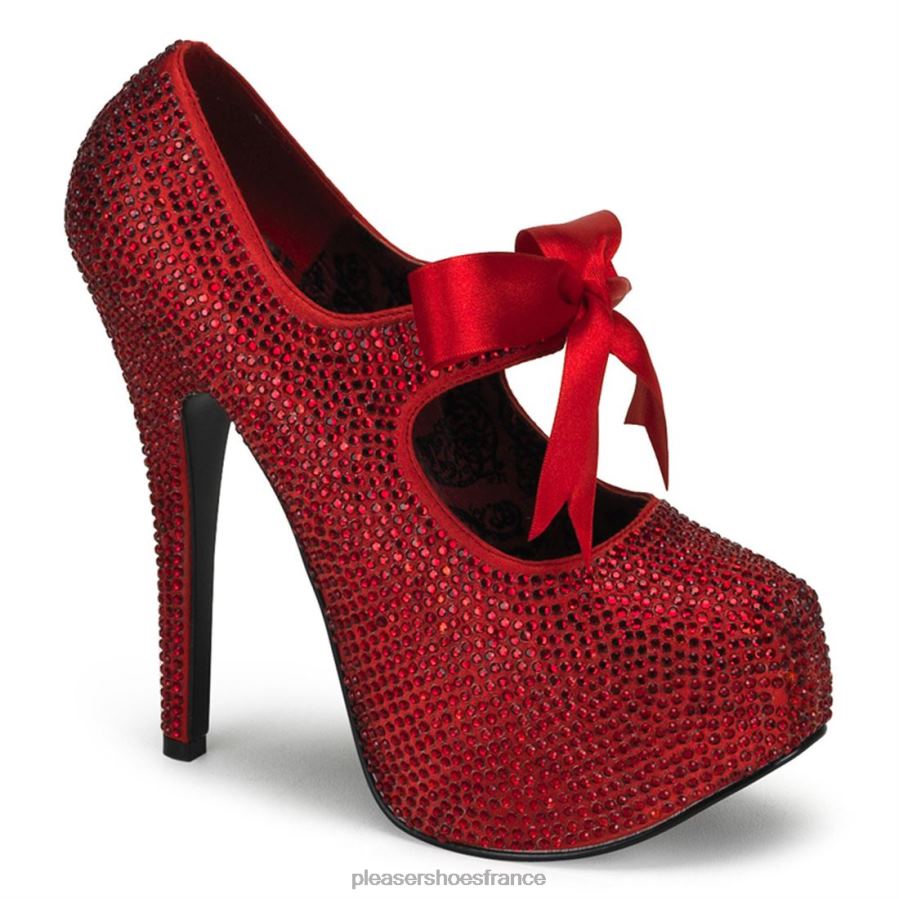 H4842496 teeze-04r Pleaser Shoes rouge
