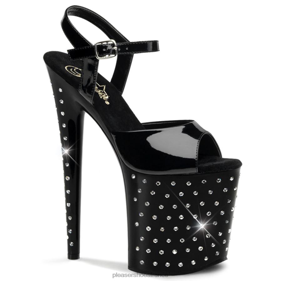 H4842516 poussière d'étoiles-809 Pleaser Shoes noir