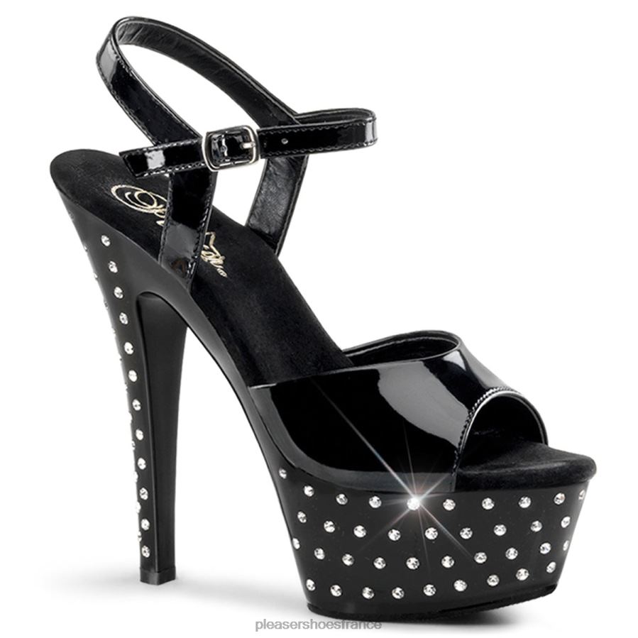 H4842519 poussière d'étoiles-609 Pleaser Shoes noir