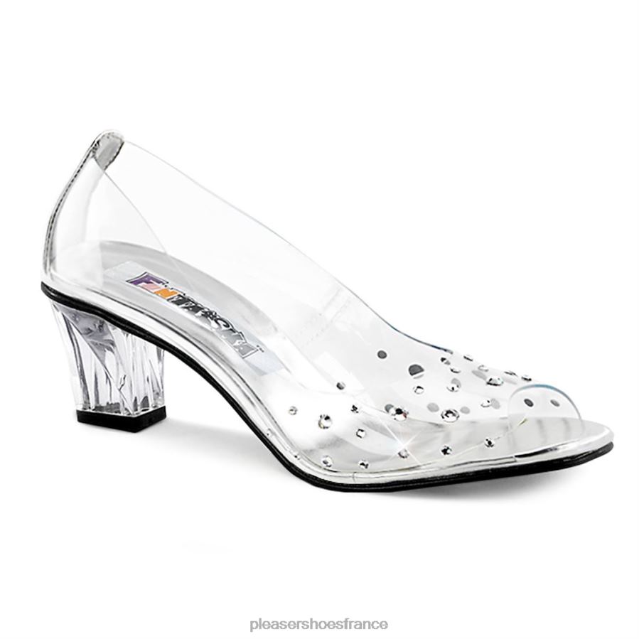 H4842542 cristal-100 Pleaser Shoes clair