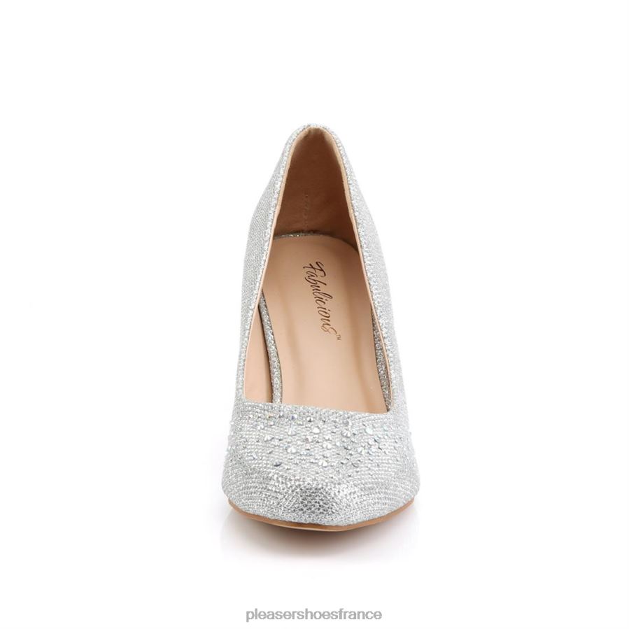 H4842546 doris-06 Pleaser Shoes argent