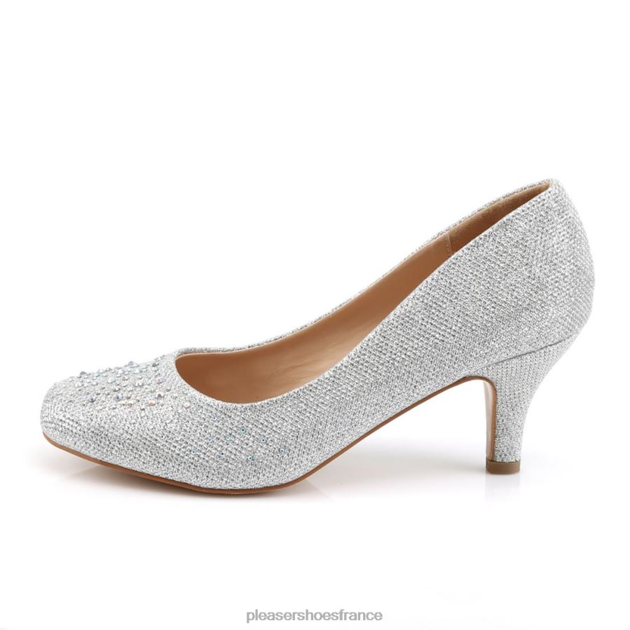 H4842546 doris-06 Pleaser Shoes argent