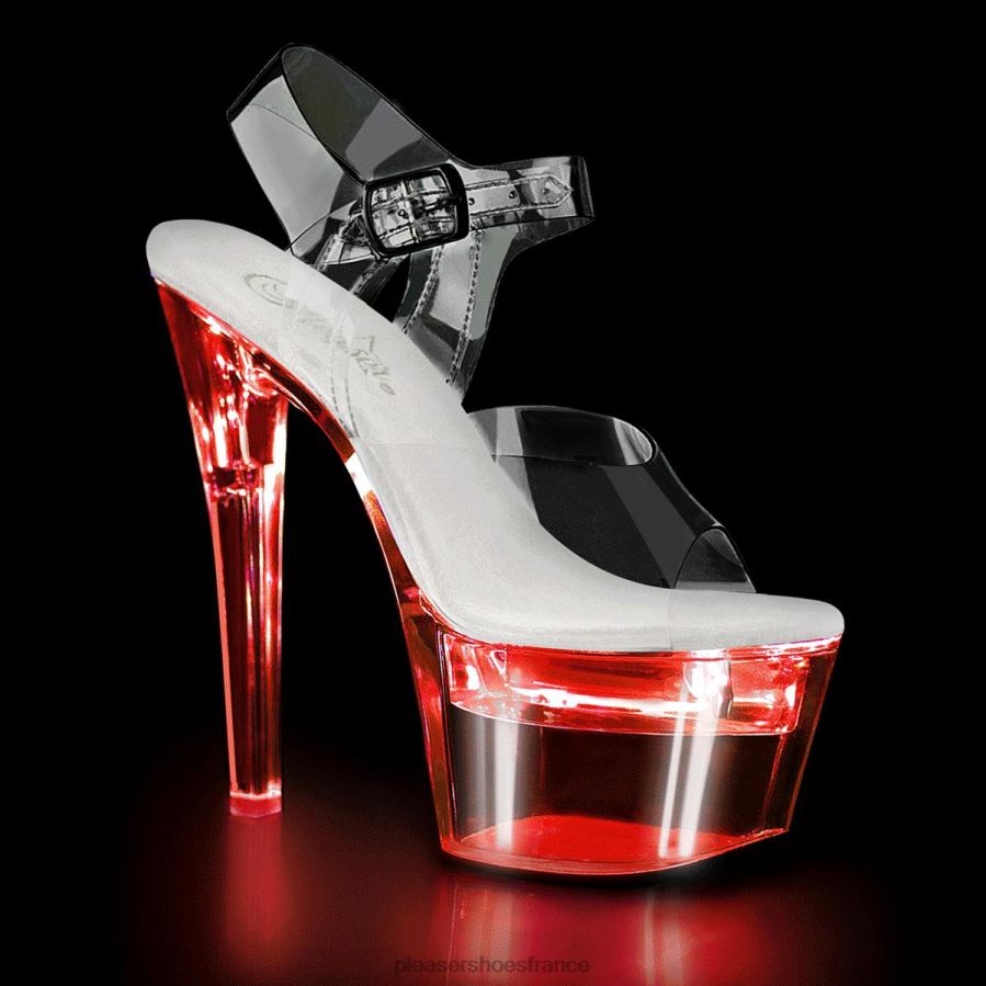 H4842175 danse éclair-708 Pleaser Shoes clair