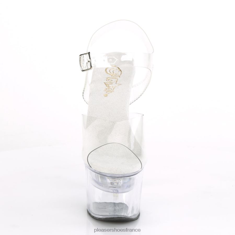 H4842175 danse éclair-708 Pleaser Shoes clair