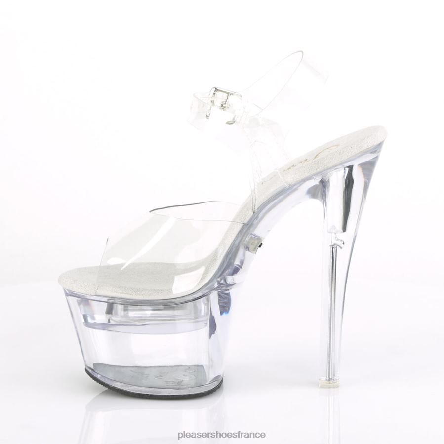 H4842175 danse éclair-708 Pleaser Shoes clair