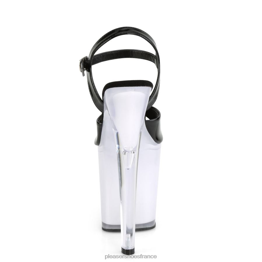 H4842184 disolite-809 Pleaser Shoes noir blanc