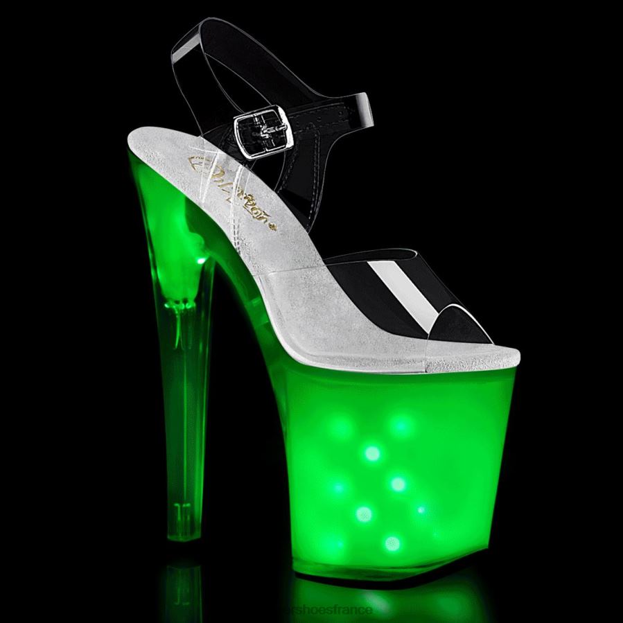 H4842185 illuminateur-808 Pleaser Shoes blanc clair