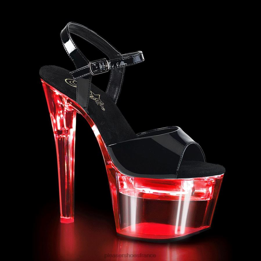H4842193 danse éclair-709 Pleaser Shoes noir/clair