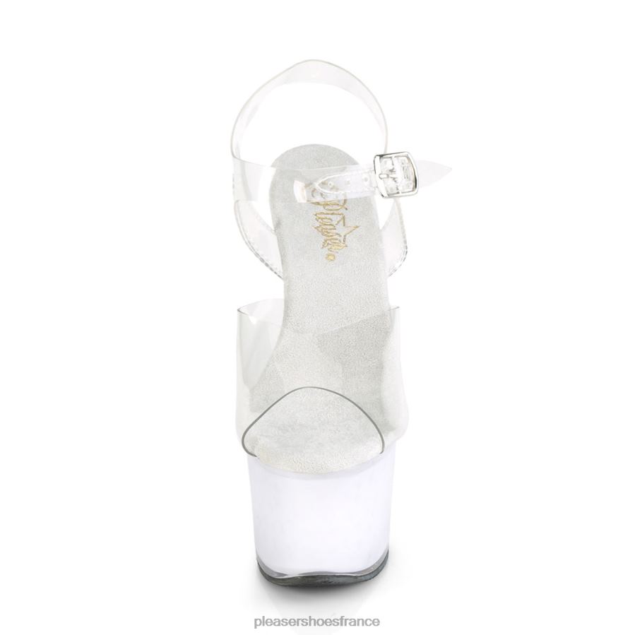H4842211 écholite-708 Pleaser Shoes blanc clair