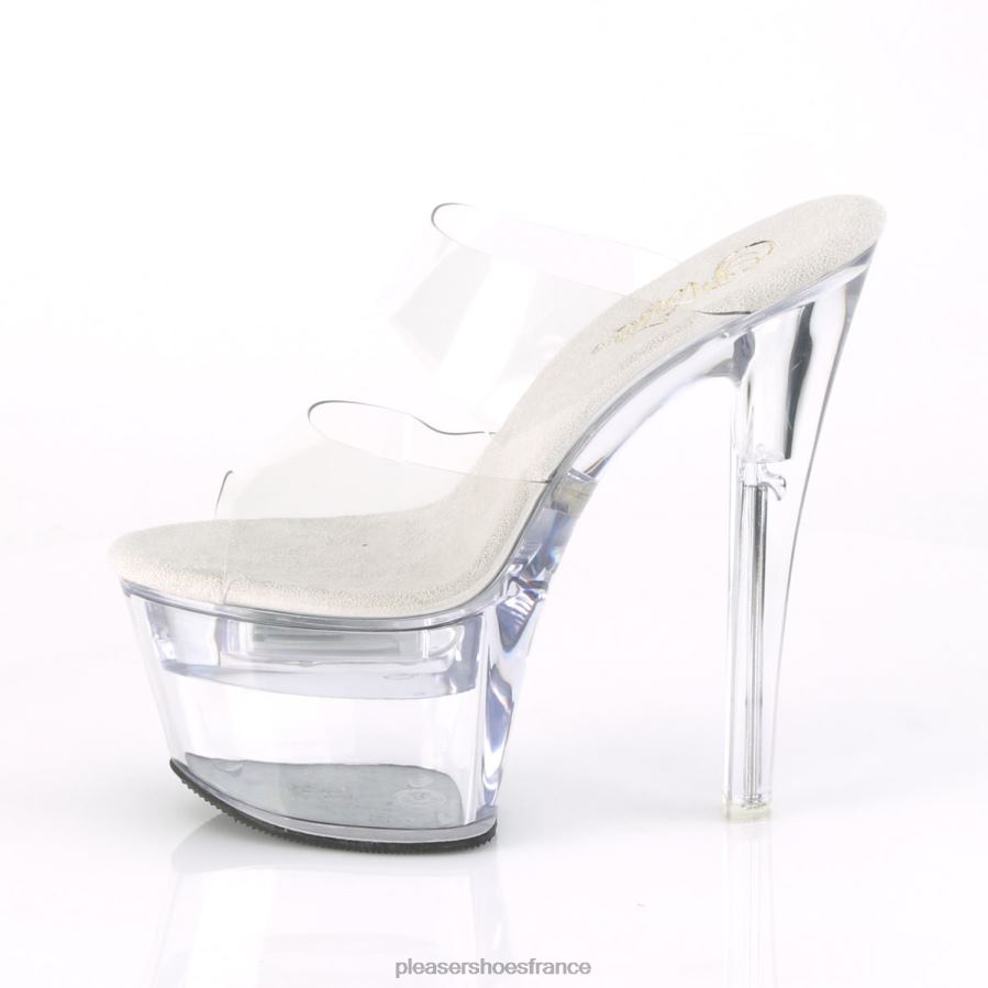 H4842221 danse éclair-702 Pleaser Shoes clair