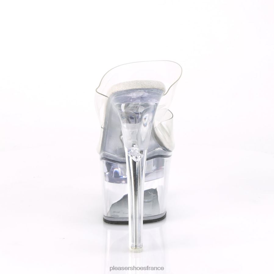 H4842221 danse éclair-702 Pleaser Shoes clair